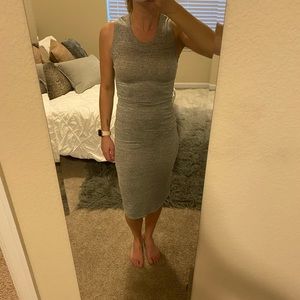 Wilfred free soft heather gray dress